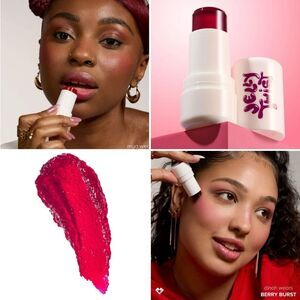 NIB Lottie London Jelly Twist “Berry Burst” Blush Lip Tint 0.28-oz